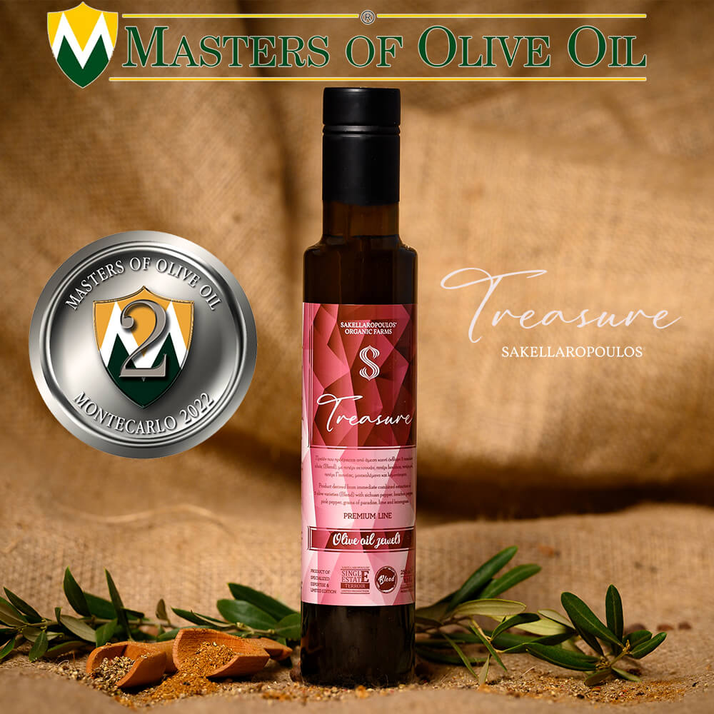 Masters of olive oil 2022 διαγωνισμός ελαιόλαδο gourmet καλύτερο best flavored Treasure Blend