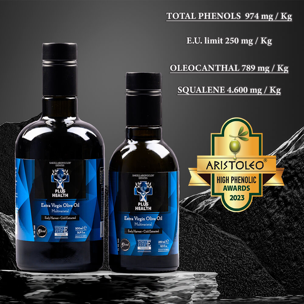 Aristoleo High Phenolic awards 2023 polyphenols olives olive oil