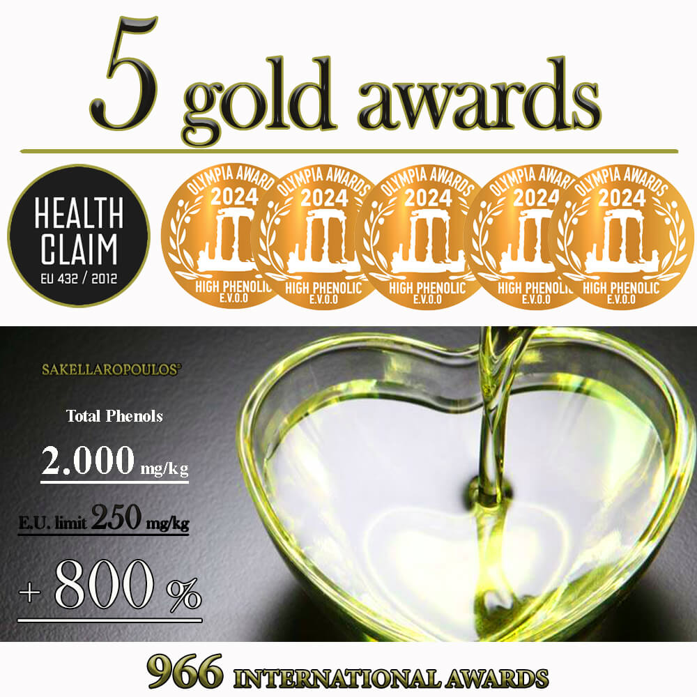 olympia health and nutrition awards 2024 high phenolic βράβευση πολυφαινολών πολυ φαινόλες ελαιόλαδο βραβεία