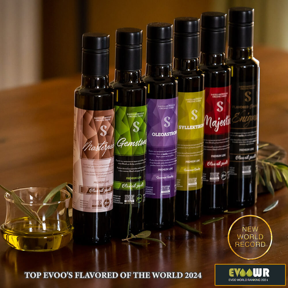 best flavored olive oils gourmet worldwide 2024 Greece evoowr Sakellaropoulos Sparta