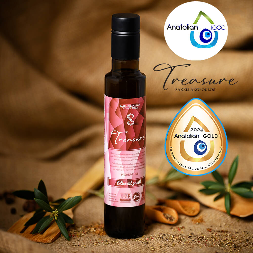 anatolian iooc 2024 διαγωνισμός καλύτερο ελληνικό ελαιόλαδο έξτρα παρθένο gourmet Treasure blend flavored