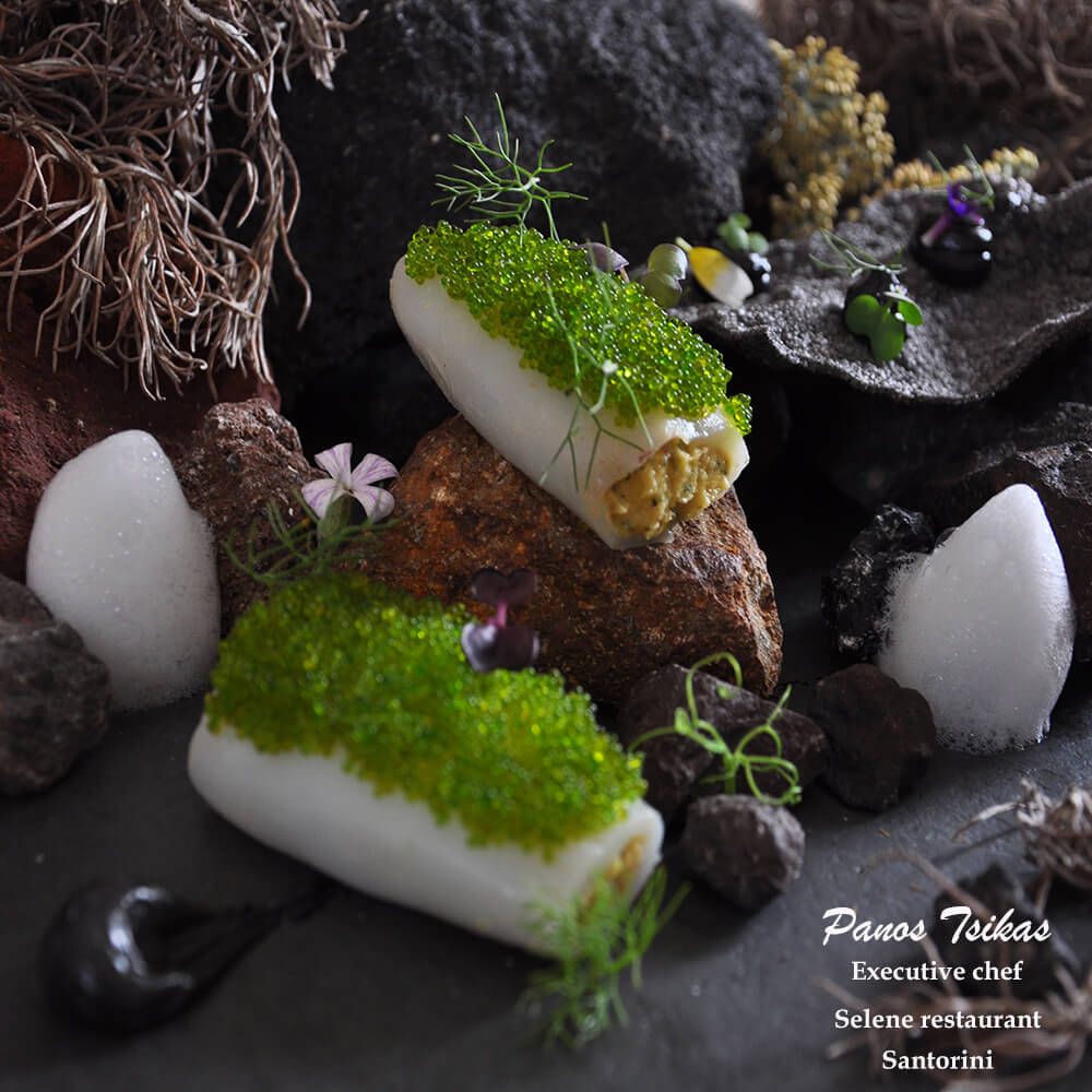 executive chef tsikas panos volcanic soil and sea selene restaurant