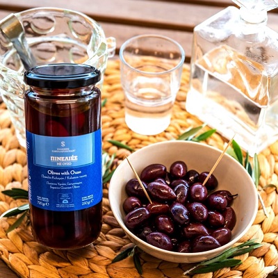 πινελιες με ουζο pinelies ouzo olives ελιές