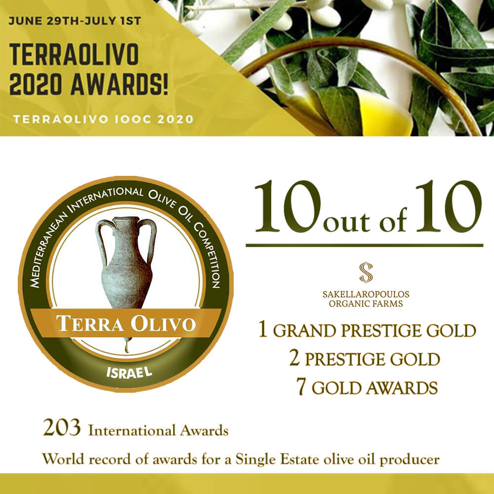 terraolivo international olive oil competition 2020 awards διεθνής διαγωνισμός ελαιολάδου