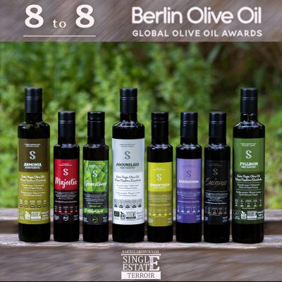 Ελαιώνες Σακελλαρόπουλου: Στα Elite Olive Oils του Berlin Global Olive Oil Awards 2020