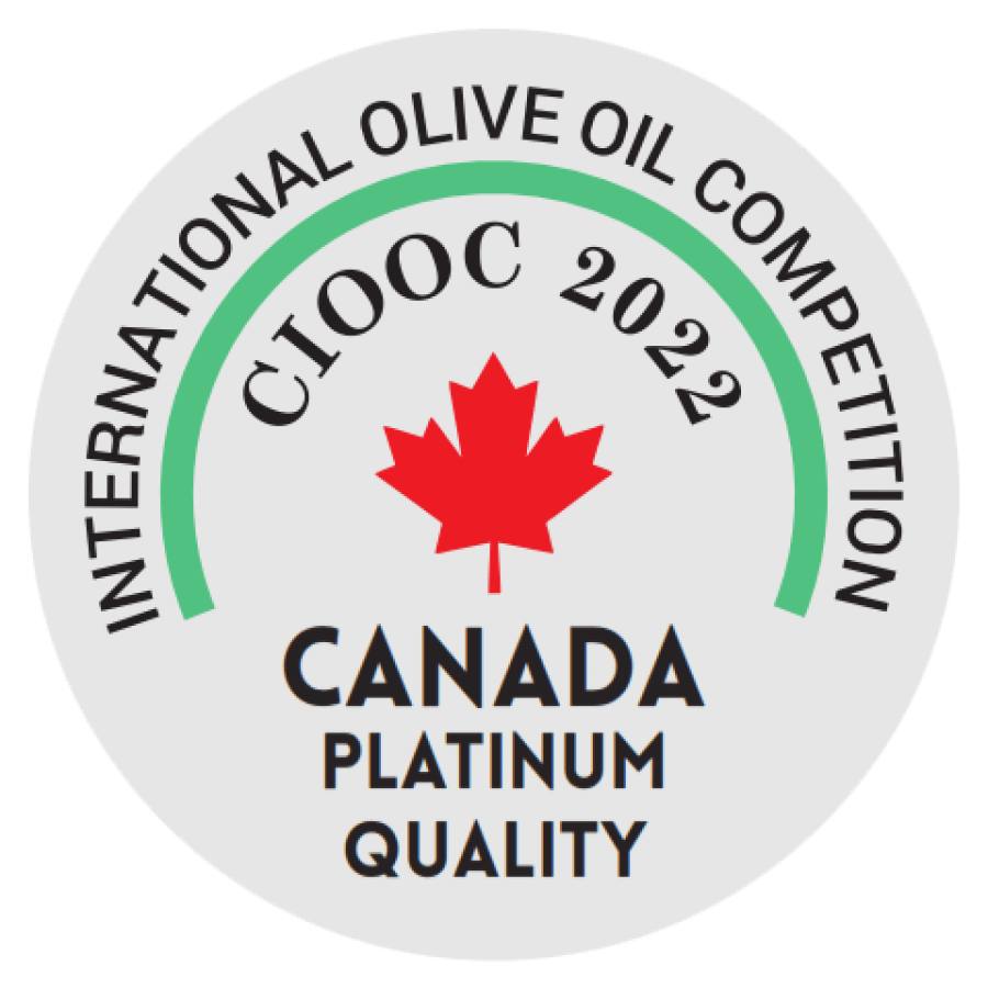 Canada IOOC 2022: 15 Olive Oil Awards in 15 Participations