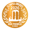 OLYMPIA 2026 GOLD HIGH PHENOLIC AWARD